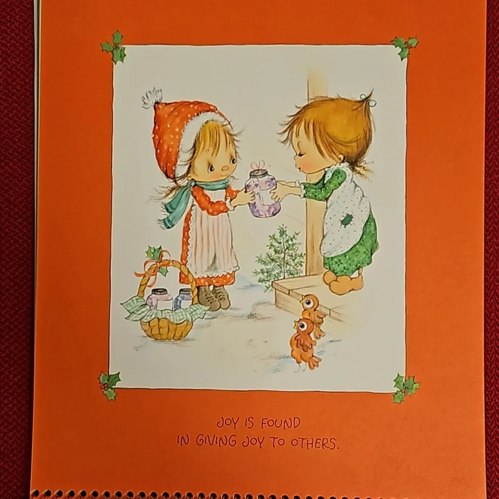 Betsey Clark Little Bits Of Wisdom 1984 wall calendar UNUSED Vintage Hallmark